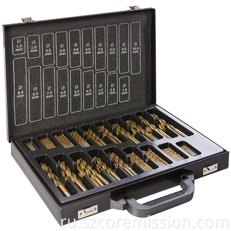 High Speed Steel Concrete Masonry Drill Bit Set